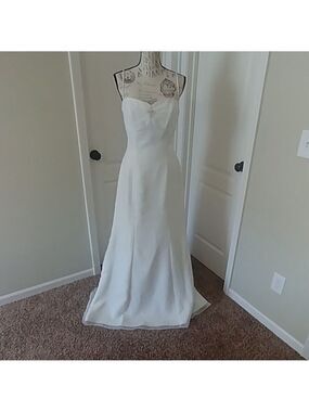 NWT Eden Bridals Classic Ivory Simple Sweetheart Destination Wedding dress 10